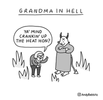 Grandma in hell oc