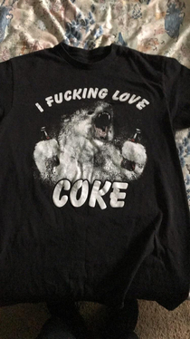 Grandma thought she was buying me a Coca Cola bear shirt She collects cola stuff and thought Id enjoy it She said its winter themed