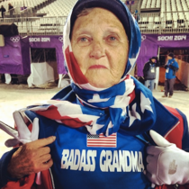 Grandmother of a gold medal winner