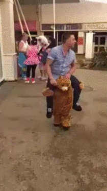 Great costume - one of the best Ive seen but that bear does look familiar