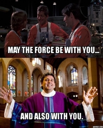 Growing up Catholic and a Star Wars fan