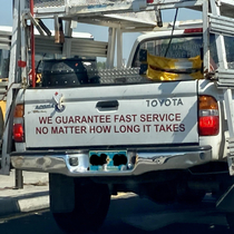 Guaranteed fast service