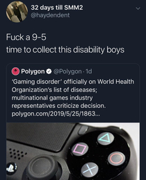 Guess all those disability jokes are valid now lol