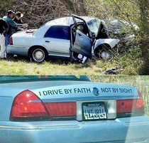 Guess Jesus didnt want to take the wheel