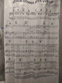 Had this shower curtain custom made for our first wedding anniversary