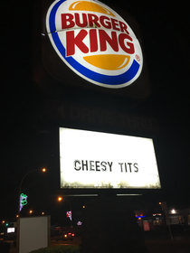 Had to pull over to take this pic Burger King may now have one less legend of an employee