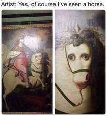 Haha that horse though