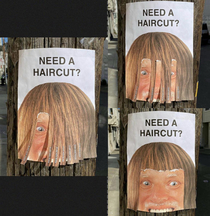 Haircut flyer