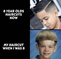 Haircuts now and then