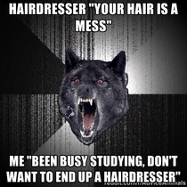 Hairdresser small talk