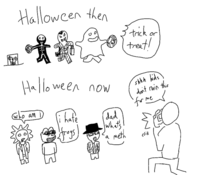 Halloween over the ages