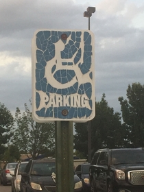 Handicap parking for Metallica fans