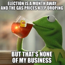 Happens every election Yet we say nothing