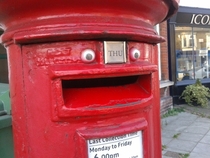 Happiest post box ever