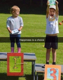 Happiness is a choice