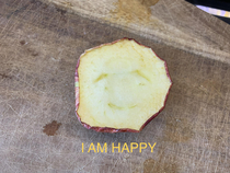 Happy apple is happy
