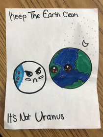 Happy Earth Day from one of my students