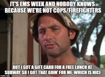 Happy EMS week everyone
