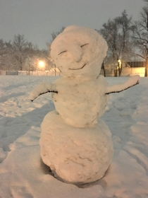 Happy snowman