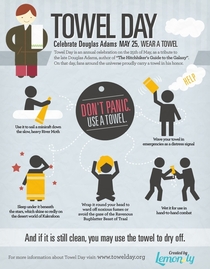 Happy Towel Day hitchhikers
