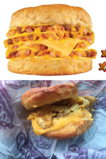 Hardees Omelet Biscuit - Literally the worst