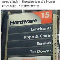 Hardware aisle 