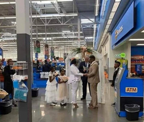 Have you ever loved Walmart so much that you had your literal wedding there No Well they did