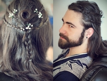 Having a long-haired boyfriend does have its benefits