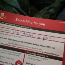 He did what to my parcel