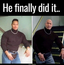 He finally did it
