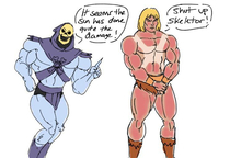 He-man vs the Sun