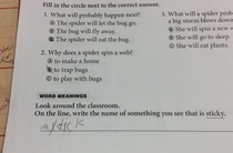 He meant my desk