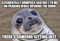 He proceeded to open his door and bump my car in return I just nodded my head