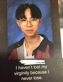 He will never lose