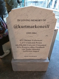 Headstone of the future