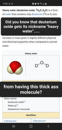 Heavy Water Facts