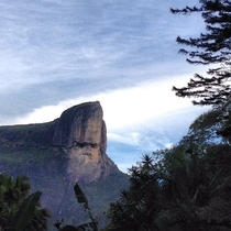 Here is a montain that looks like Johny Bravo