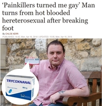 Heterosexual man claims painkillers made him gay