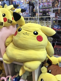 Hey look its a plus size pikachu model