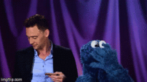 Hiddleston amp Cookie Monster Double Take