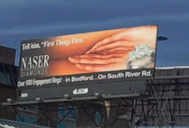 Hilarious billboard that used to be in Manchester NH