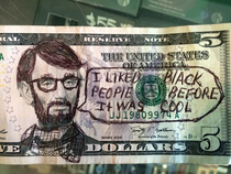Hipster Lincoln knows whats up