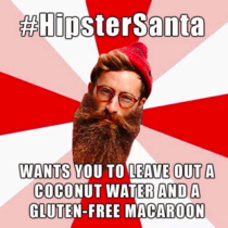 Hipster Santa