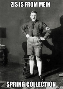 Hitler in shorts