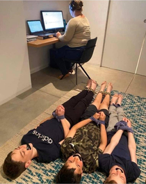 Home Office with kids