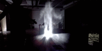Homemade Ghost effect using projector and fog machine