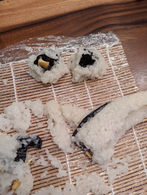 Homemade Sushi Reality vs expectations
