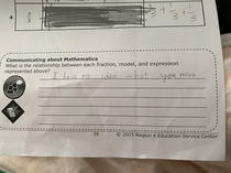 Homework question response from a - year old