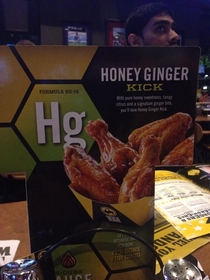 Honey Ginger wings Or mercury poisoning I dont trust you Buffalo Wild Wings