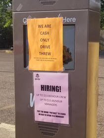 Hopefully their hiring somebody that can spell